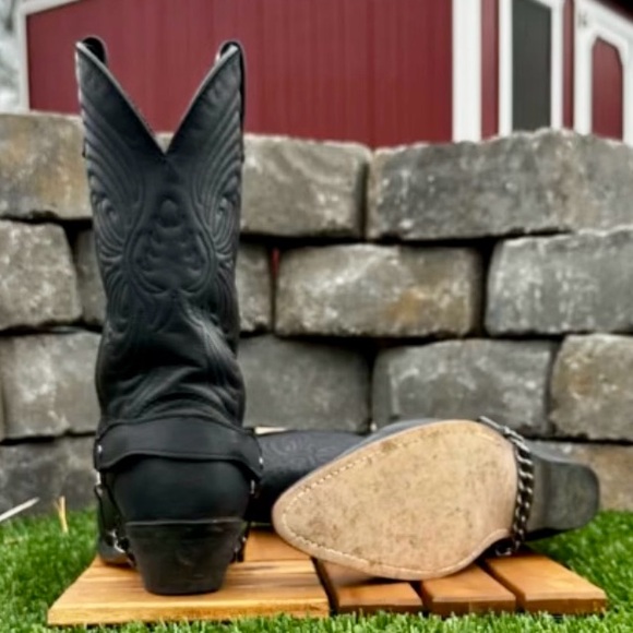 Black Heeled Boots - Picture 2 of 2